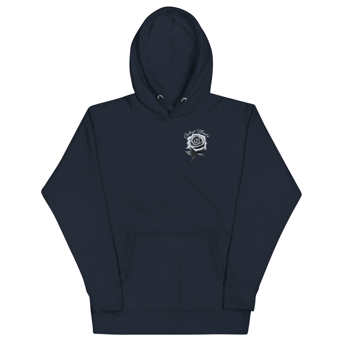 Grey Rose Hoodie – Streetwear Hoodie — Navy Blazer
