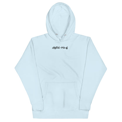 Angel and Rose Hoodie (Black Script) - GFTD MNDS