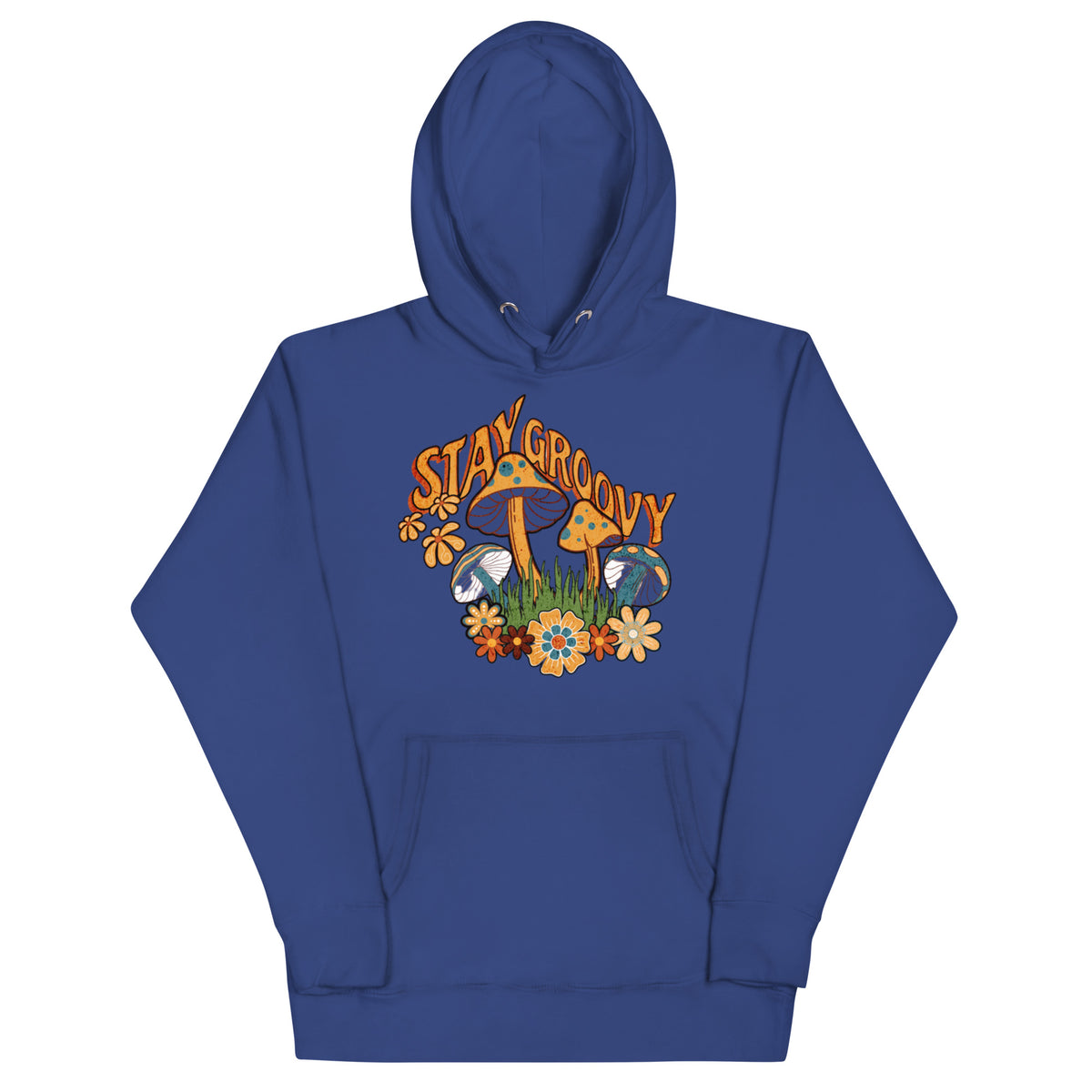 Stay Groovy Hoodie — Team Royal