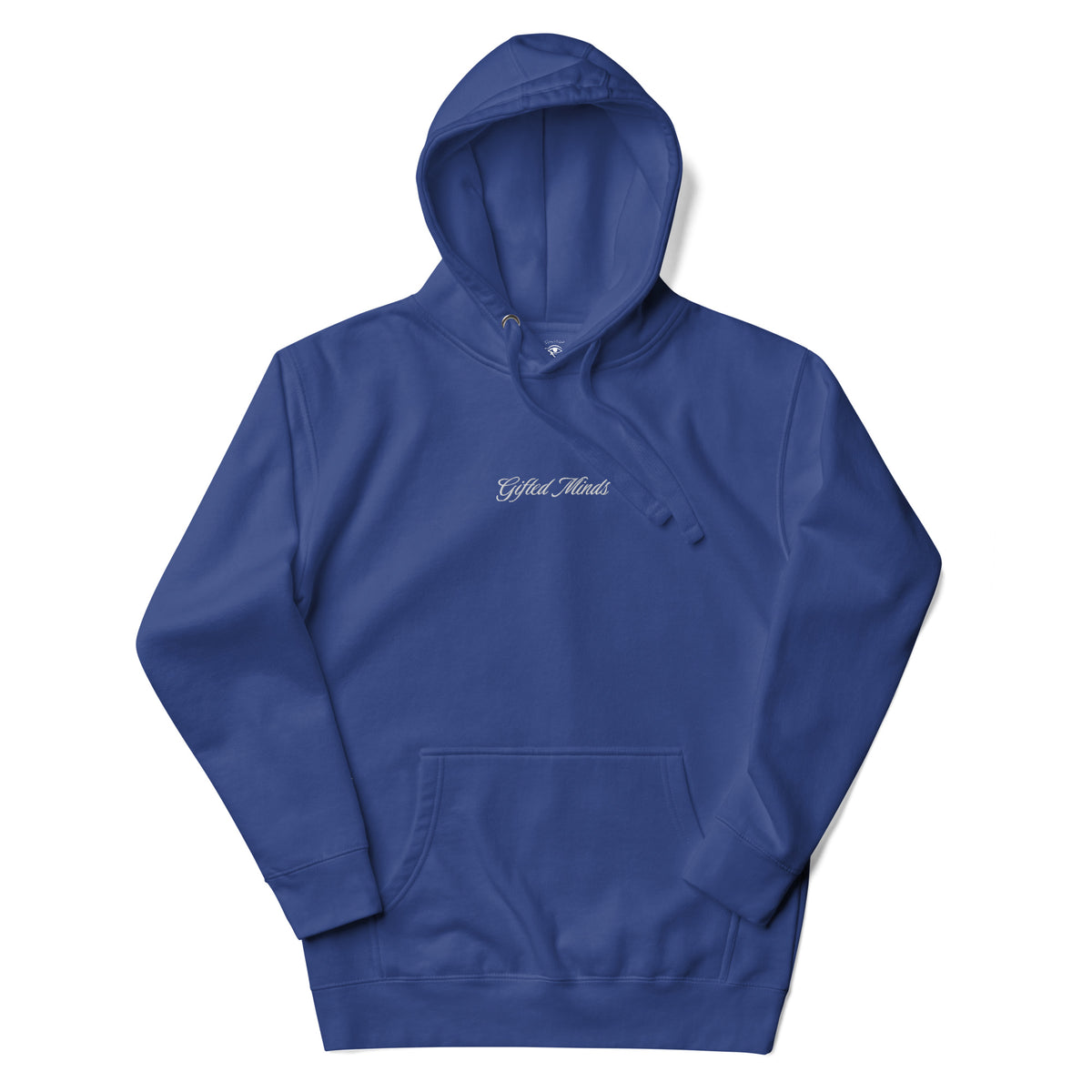 Gifted Minds Stitched Embroidery Hoodie — Team Royal