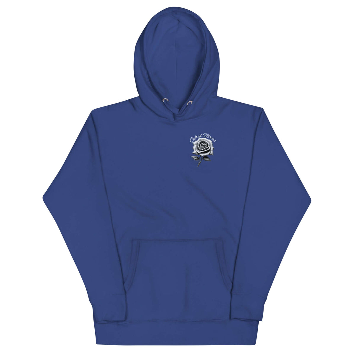 Grey Rose Hoodie – Streetwear Hoodie — Team Royal