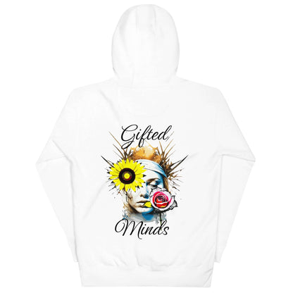 Angel and Rose Hoodie (Black Script) - GFTD MNDS