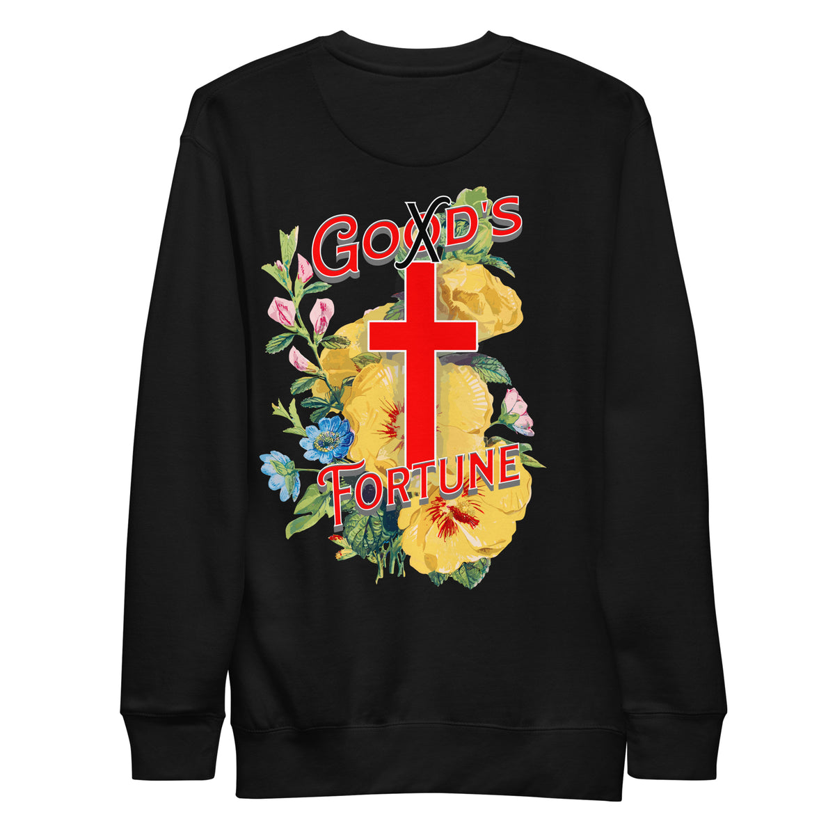 God's Fortune Sweatshirt — Black