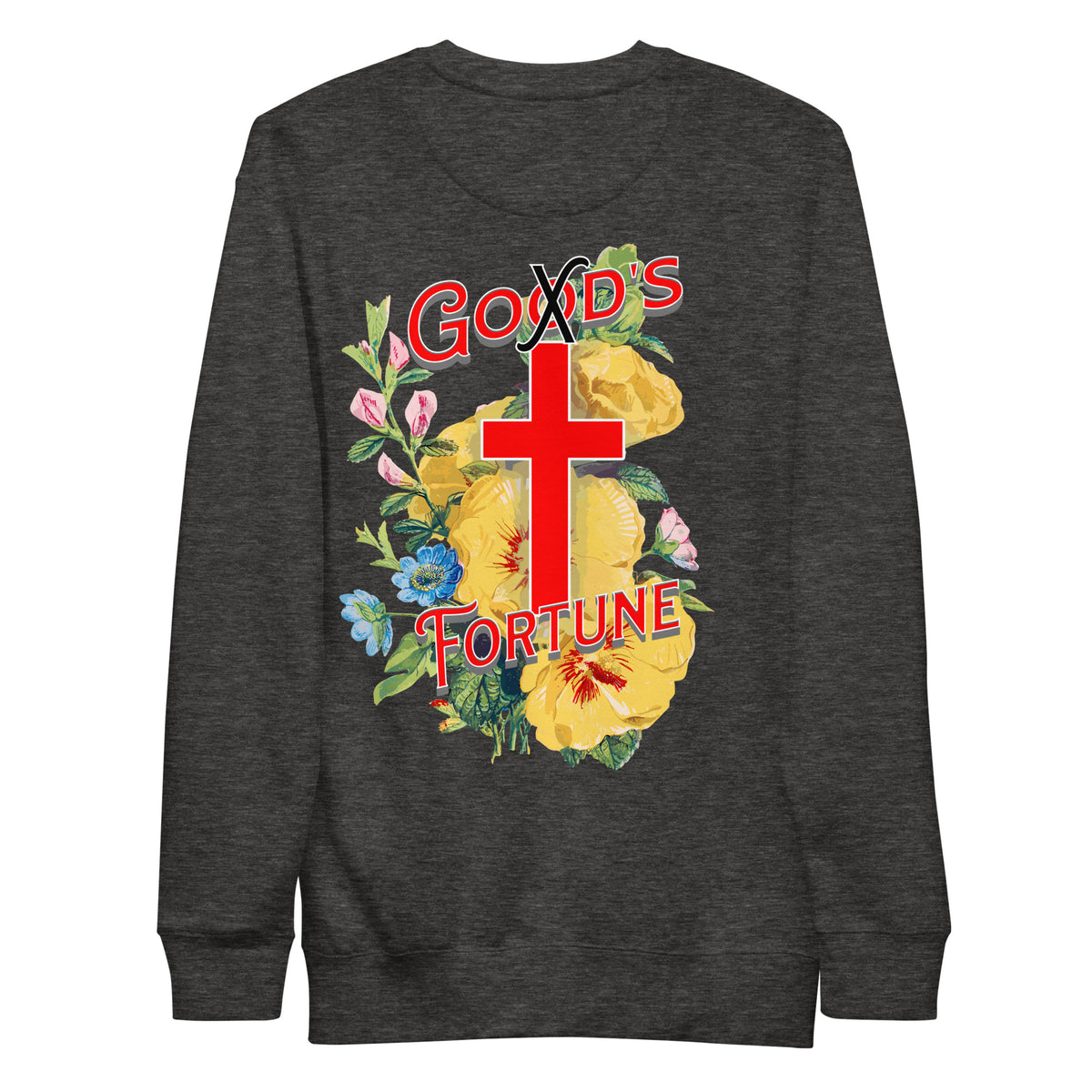 God's Fortune Sweatshirt — Charcoal Heather