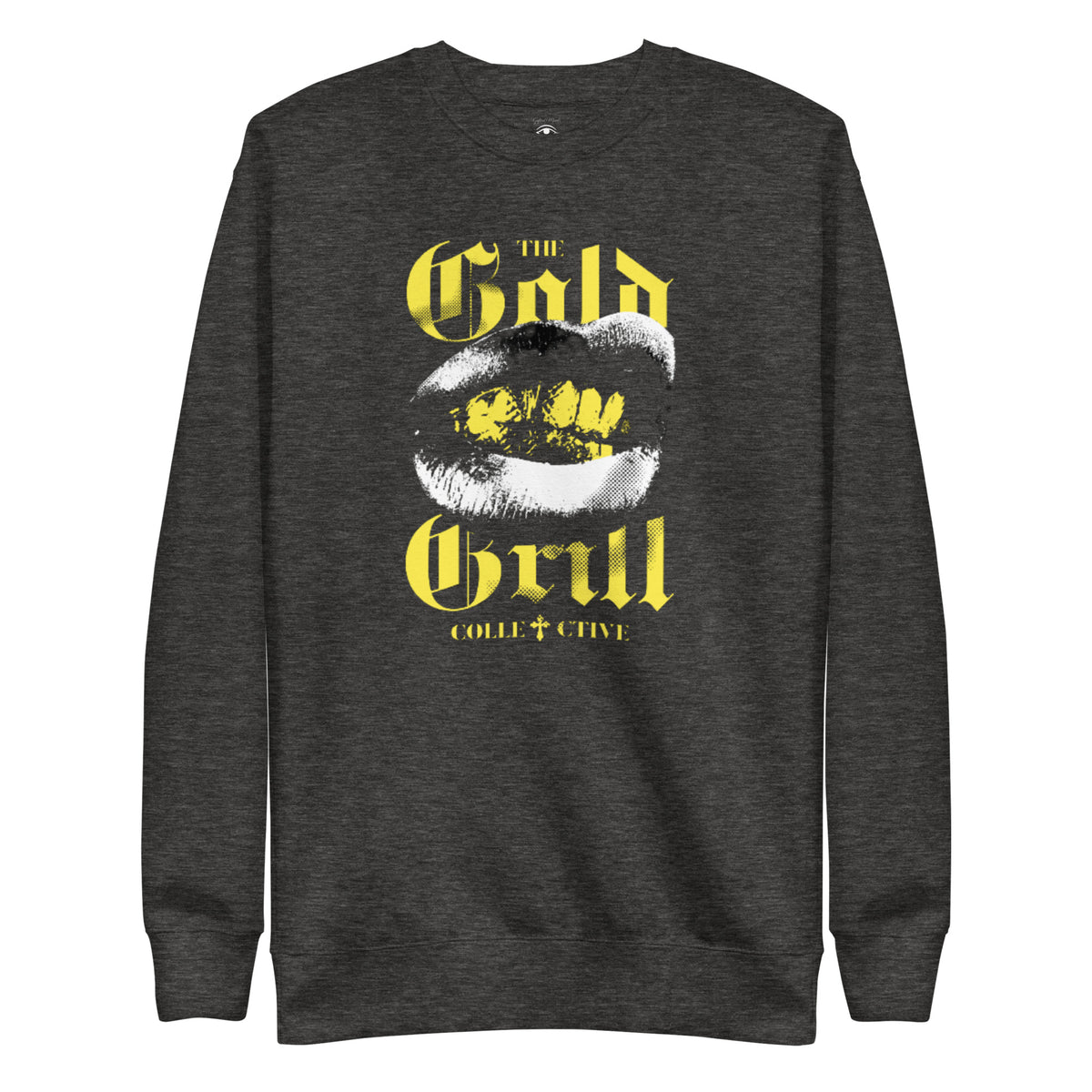 Gold Grill Premium Sweatshirt — Charcoal Heather