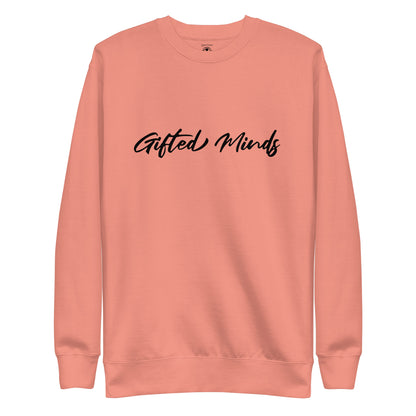 Gifted Minds Large Script Premium Sweatshirt - GFTD MNDS