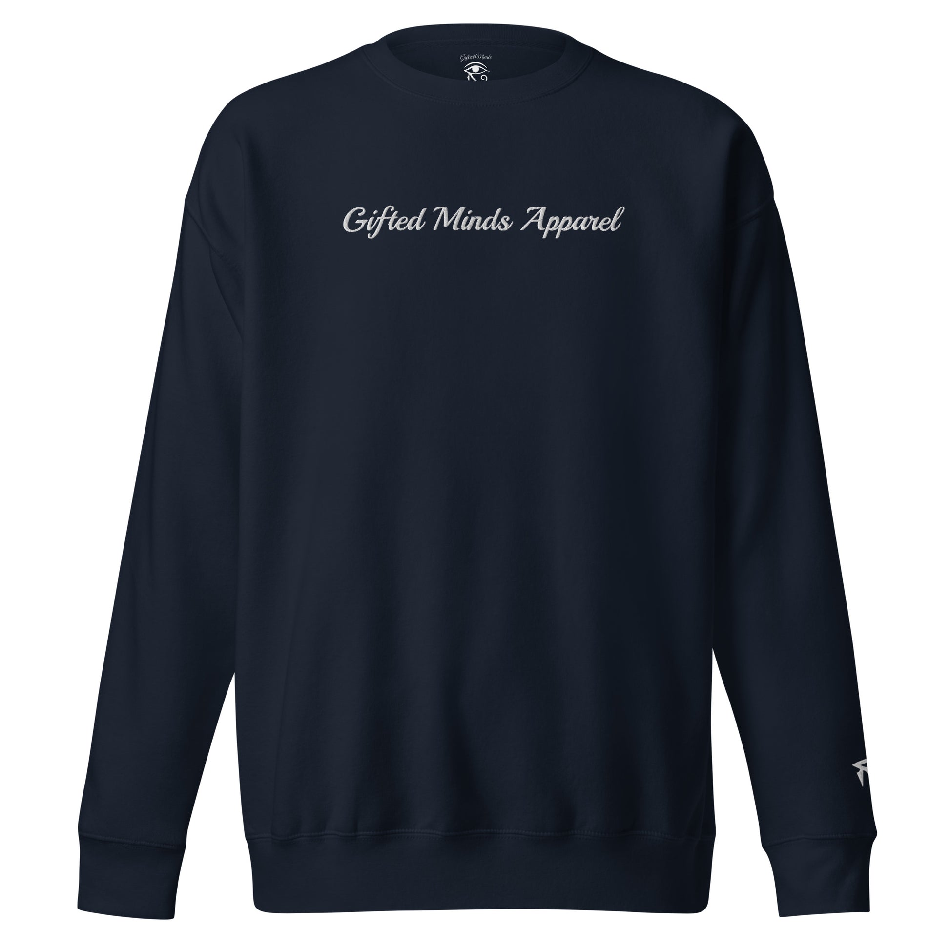 Gifted Minds Embroidered Script Sweatshirt - GFTD MNDS