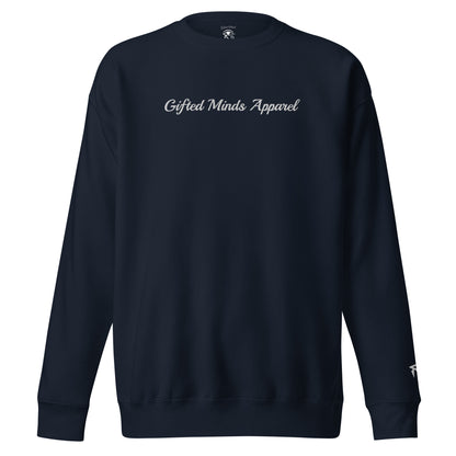 Gifted Minds Embroidered Script Sweatshirt - GFTD MNDS