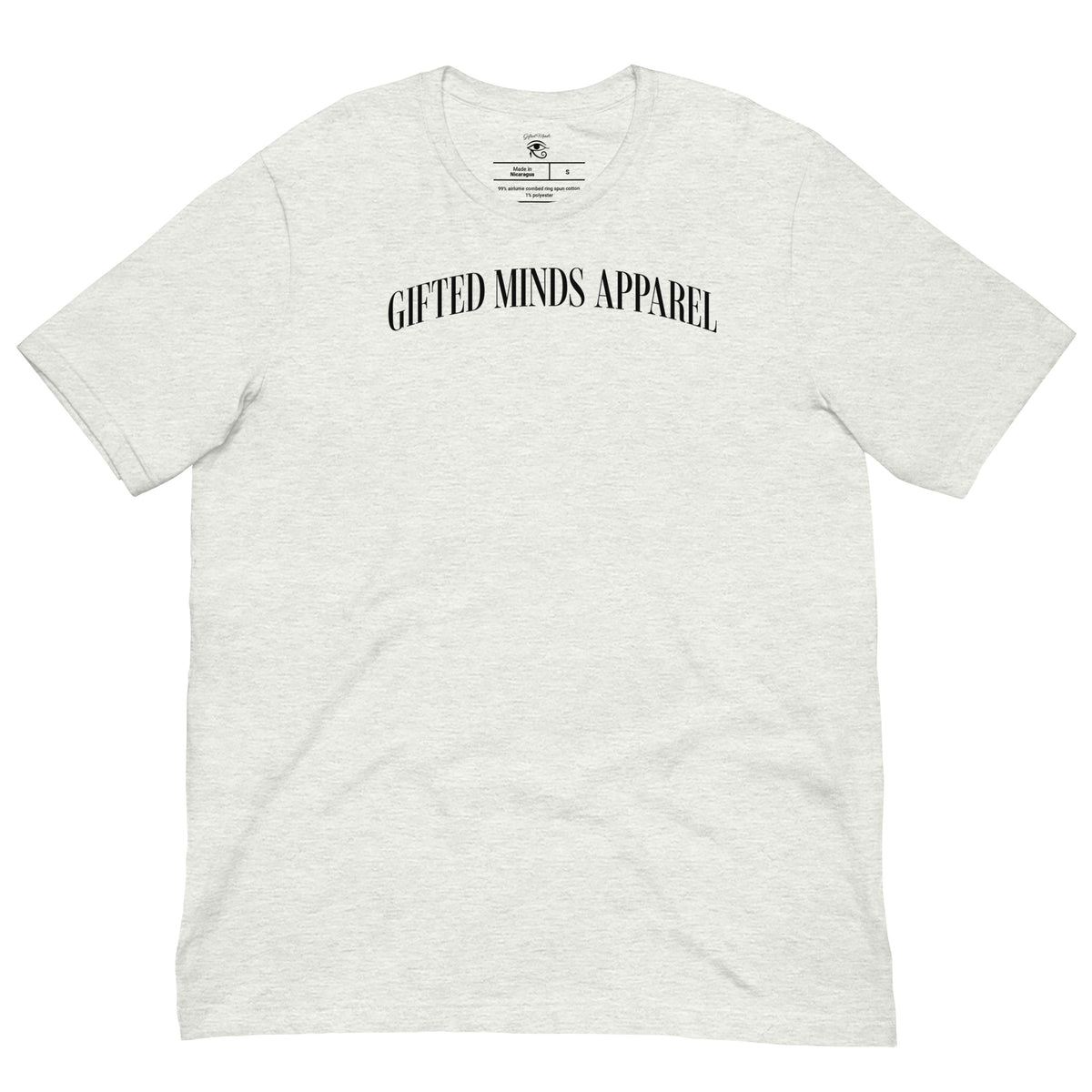 Gifted Minds Apparel Arched T-shirt — Ash