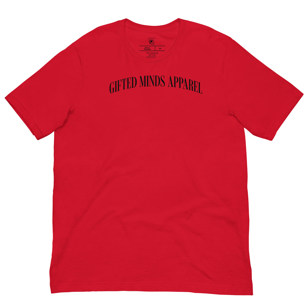 Gifted Minds Apparel Arched T-shirt — Red