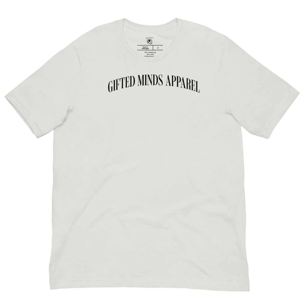Gifted Minds Apparel Arched T-shirt — Silver
