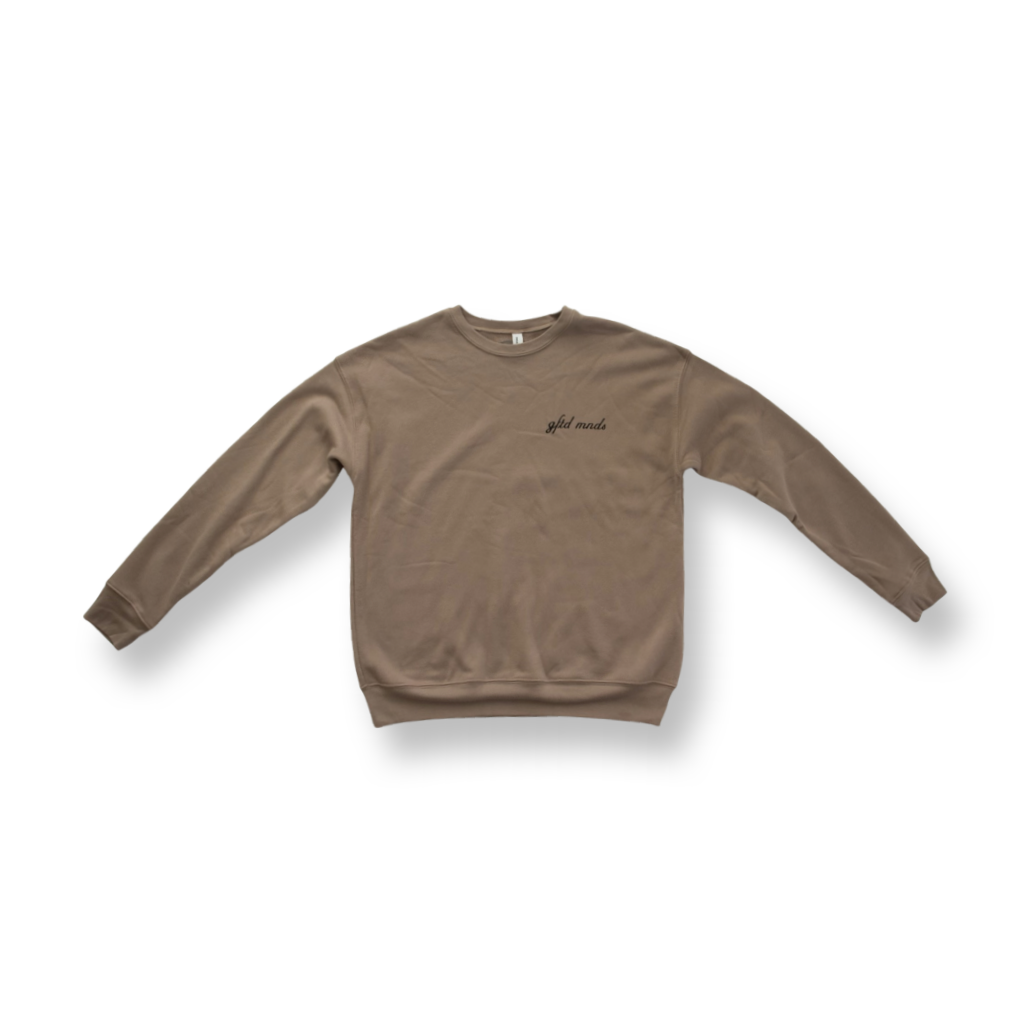 GFTD MNDS Tan Drop Shoulder Sweatshirt - GFTD MNDS
